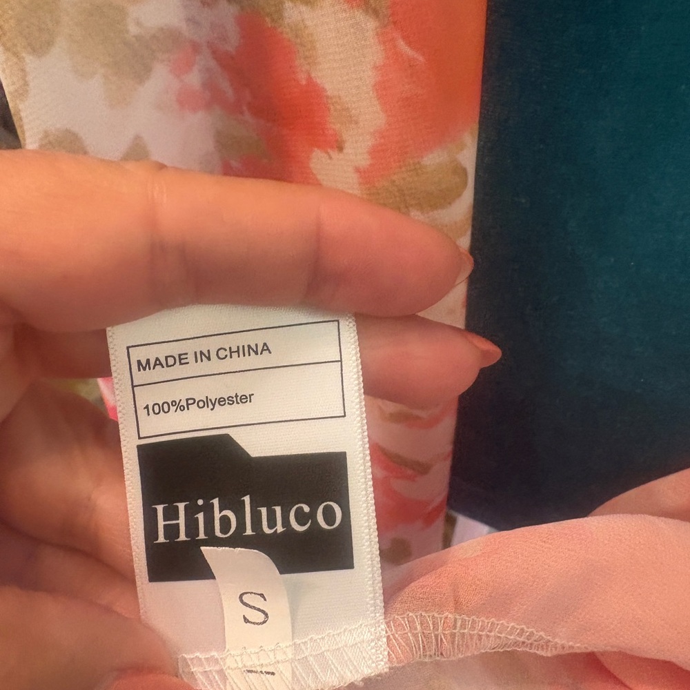 NWT, Hibluco, Floral Kimono Cover-Up - Picture 8 of 9